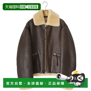 型半袖 1h可退 宽松版 复古飞行毛皮外套 翻 日本直邮AVIREX7522男装