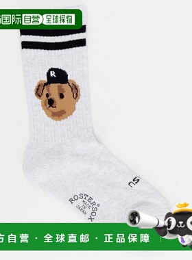 1h可退 日本直邮ROSTER SOX 女士 TEAM BEAR 棒球熊图案袜子 1185