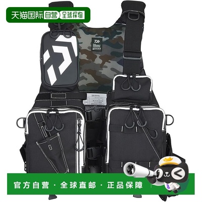 【日本直邮】达亿瓦DF-6224 浮力游戏背心 黑白配色 均码