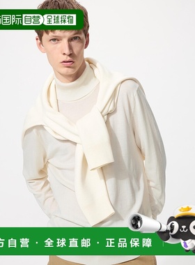 日潮跑腿UNIQLO优衣库 美利奴羊毛高领毛衣 478538