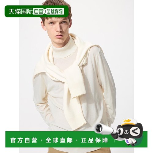 日潮跑腿UNIQLO优衣库 美利奴羊毛高领毛衣 478538