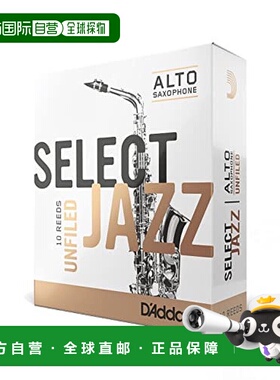 【日本直邮】达达里奥 簧片 适于中音萨克斯硬度4M 10片装RRS10AS