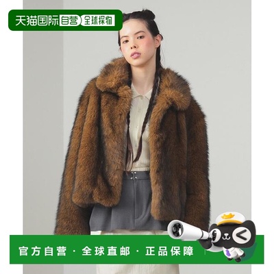 1h可退 日本直邮Ray BEAMS 仿皮草短款夹克外套