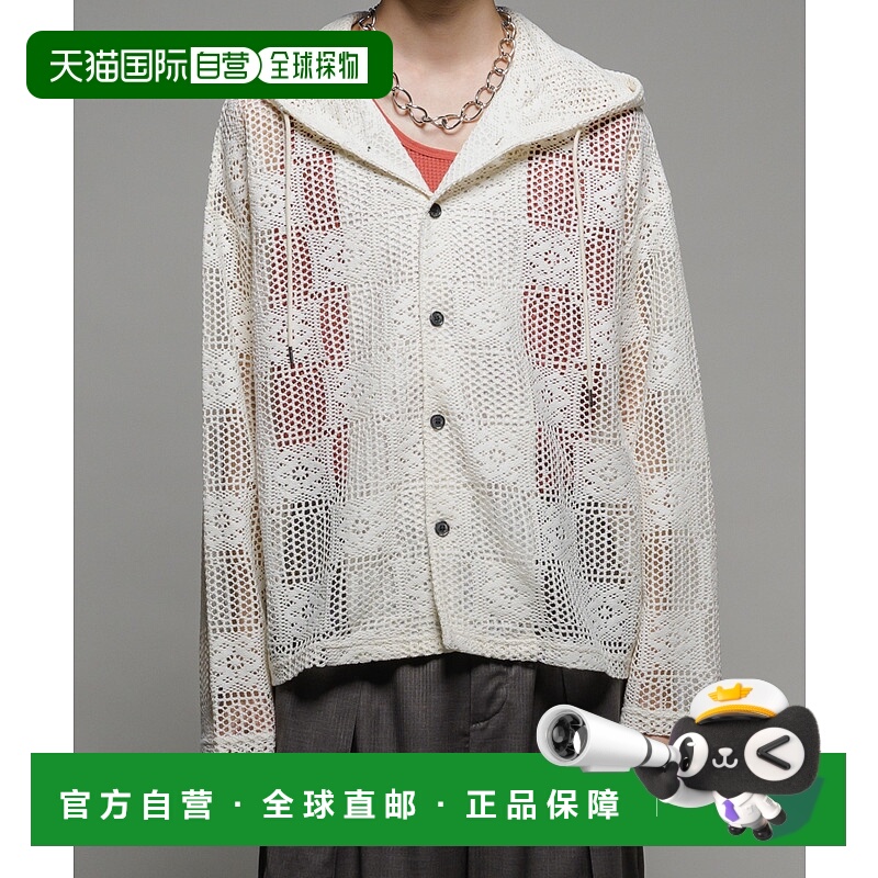 1h可退 日本直邮Casper John 男士春秋季蕾丝长袖开衫 CJTOY25100