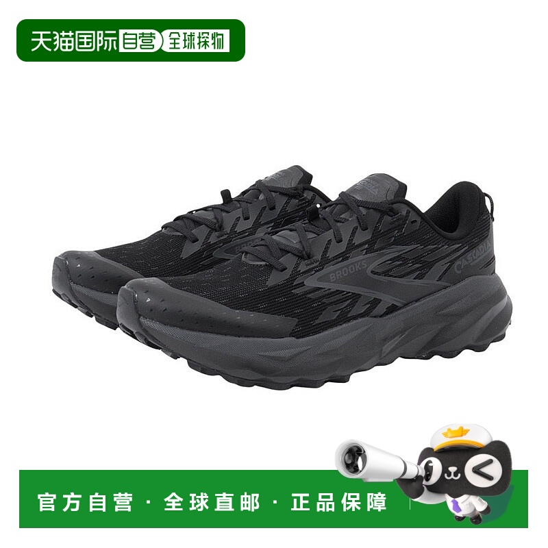 日本直邮BROOKS 男士卡斯科迪亚19跑步训练鞋 黑色[BMM4573 BLK]