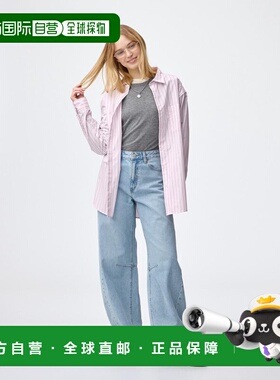 日潮跑腿GU极优 桶形长裤 A+EC加长款 81.0cm裤子直筒裤 359085