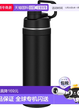 【日本直邮】Thermos膳魔师 冷饮水壶 带提环1L黑色FJU-1000 BK