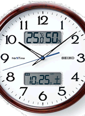 日本直邮SEIKO ZS252B Nexttime系列电波钟ZS252B