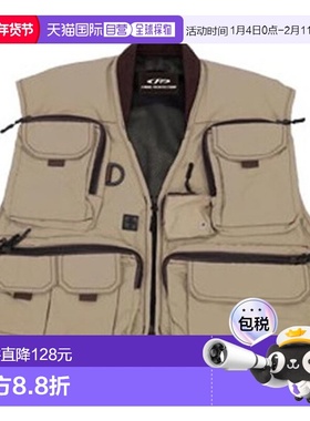 日本直邮Excel 钓鱼背心 FP-405 溪流钓鱼背心 卡其色 M