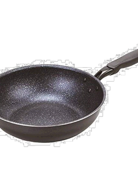 【日本直邮】PEARL METAL炒锅单手柄炒锅明火专用黑色麦饭石锅