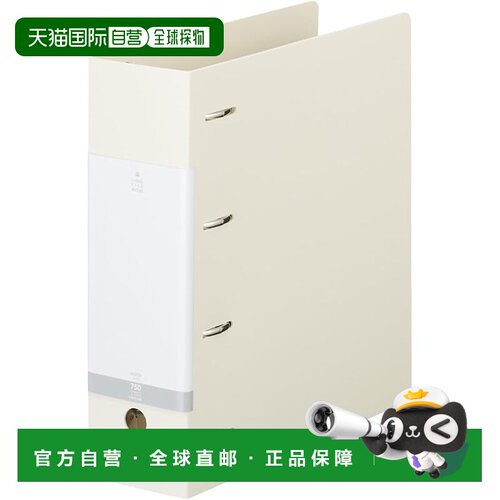 【日本直邮】LIHIT LAB. A4 4孔大容量D型环形文件夹 G1290活页夹