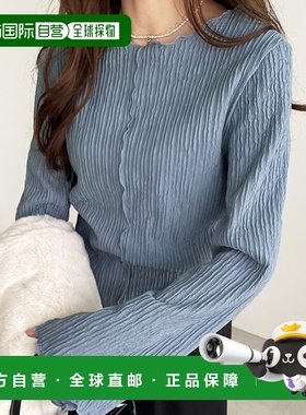 日本直邮GeeRA 前后2way喇叭袖裁剪衫 [R04609EW13368]上衣