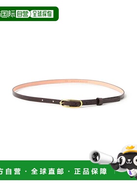 1h可退 日本直邮ATELIER AMBOISE 女士 鳄鱼纹压花牛皮腰带 64520