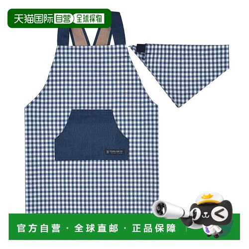 【日本直邮】Colorful Candy Style儿童围裙100-120cm 格纹 N7901