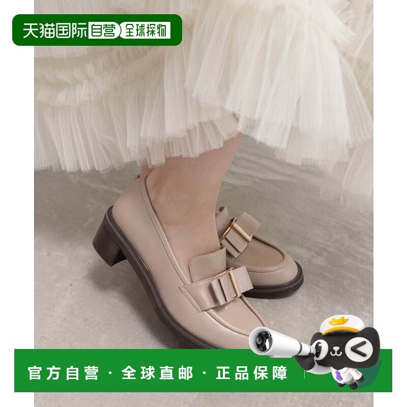 日本直邮RANDA 丝带装饰低跟高跟鞋 96832636