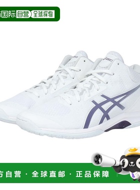 日本直邮ASICS 女士轻便中帮白色运动鞋 1063A093.100 白色亚瑟士