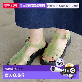 日本直邮GeeRA 透明凝胶沙滩凉鞋 R04609BW12315 凉鞋