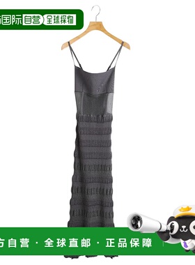 1h可退 日本直邮FETICO 女士灰色针织吊带连衣裙 FTC2520705