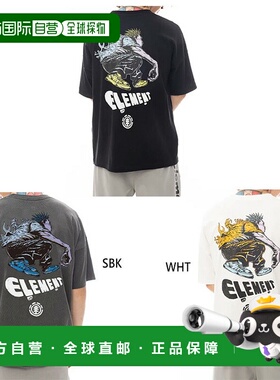 日本直邮Element 男士 Johann IMPULSESS 短袖T恤休闲装BF02A218