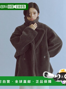 1h可退 日本直邮EN NEUME 女装 宽松中长外套 双口袋设计 90025