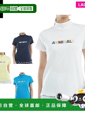 日本直邮Admiral 女士 CARAT Dry 短袖立领衬衫 ADLA532 高尔夫服