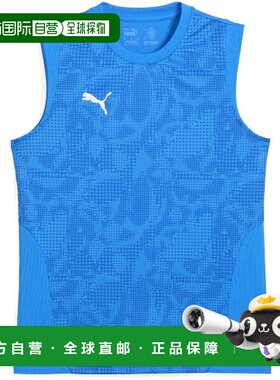 日本直邮PUMA TEAMCUP TR SL 衬衫足球训练衫 660212-02 无袖