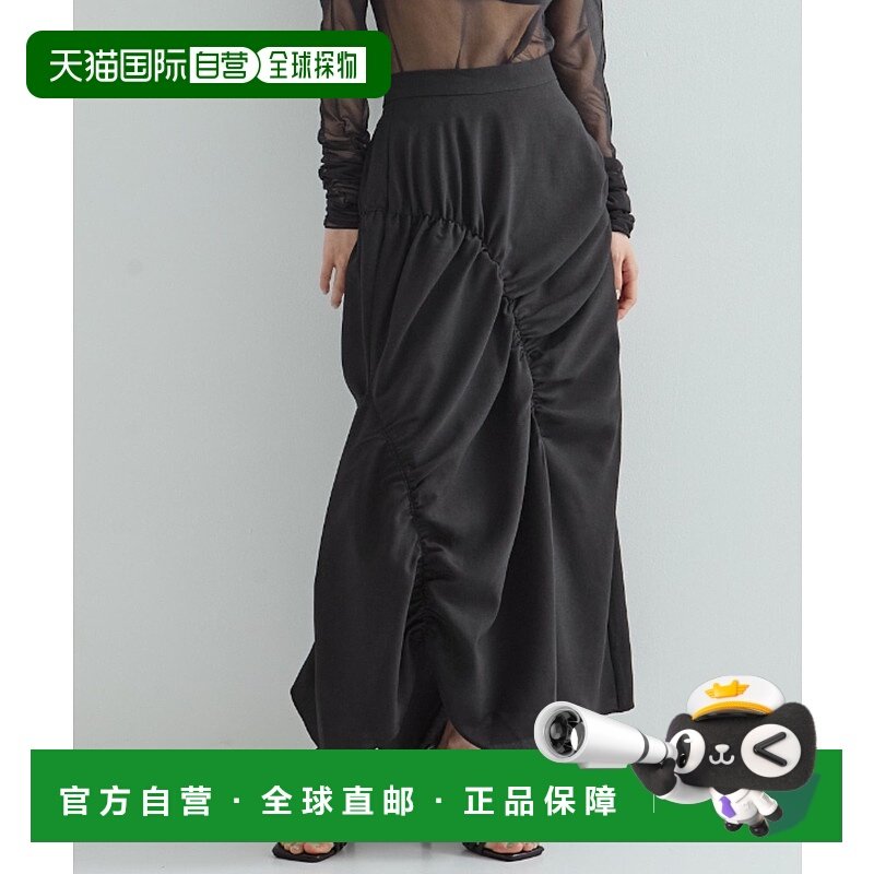 1h可退 日本直邮STUDIOUS女士侧拉链褶皱短裙 125344045半身裙