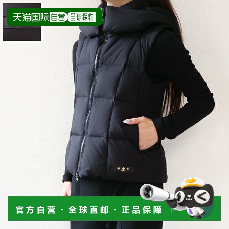 日本直邮TATRAS Zalaga 女士尼龙连帽羽绒背心 LTAT24A4874-D 带L