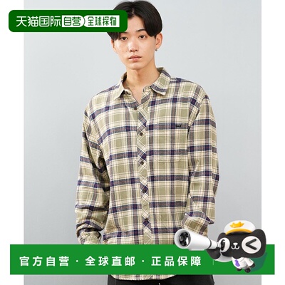 1h可退 日本直邮BILLABONG 男女同款 长袖棉质格子衬衫 BF012-115