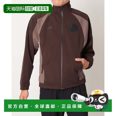 日本直邮adidas 阿迪达斯 男款针织夹克 T.S.U.F.C. 宽松版 双层