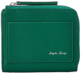 【日本直邮】legato largo 折叠钱包 Lineare LJ-E1513 绿色 时尚