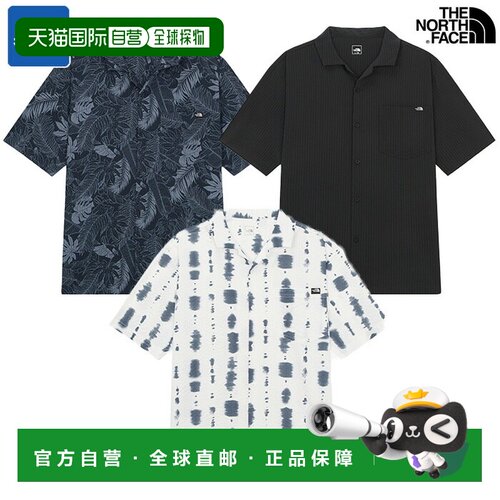 日本直邮THE NORTH FACE/北面 NH8SR03A 男款 运动T恤 海军蓝 THE