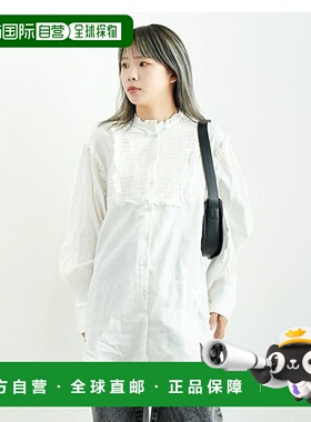 1h可退 日本直邮crinkle crinkle crinkle 女士褶饰衬衫CC-3006 C