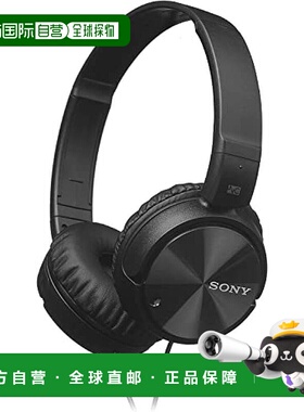 【日本直邮】SONY 降噪耳机 Sony ZX110NC 黑色 音乐索尼新款