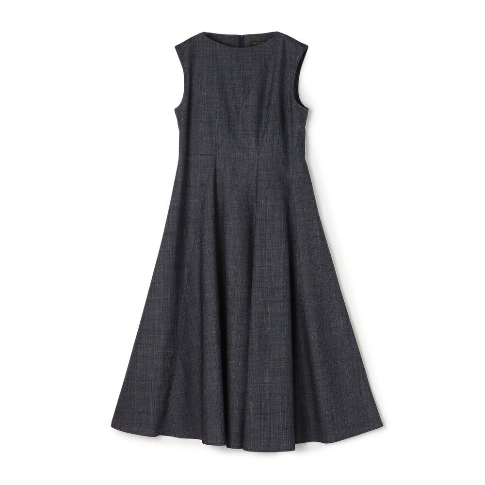 1h可退 日本直邮TOMORROWLAND女装舒适丹宁风不对称垂坠连衣裙 13