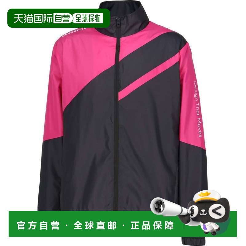 日本直邮Descente 风衣外套 黑色 x 粉色