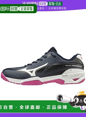 【日本直邮】Mizuno美津浓 网球鞋 OC 藏青x白色x粉色 27cm 2E