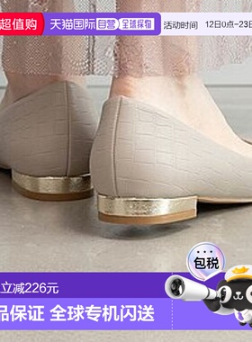 日本直邮RANDA 无压力尖头低跟女鞋 黑色一脚蹬 单鞋RA041BW10444