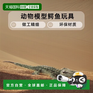 HANSA HANSA鳄鱼７０动物模型鳄鱼玩具人偶 BH6475