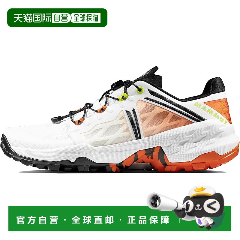 【日本直邮】猛犸象Sertig Low 男式徒步鞋 白/深橘色 3030-04940