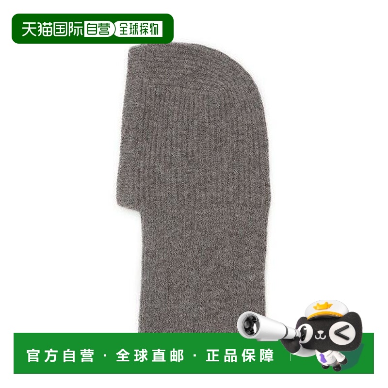 1h可退 日本直邮Mila Owen 亮片罗纹针织巴拉克拉法帽羊毛围巾