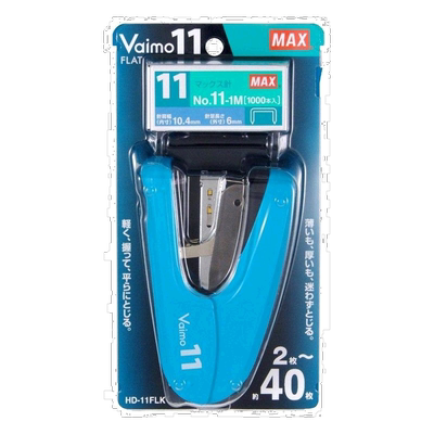 【日本直邮】Max VAIMO 11系列订书机 扁平钉脚型40张装订/100钉