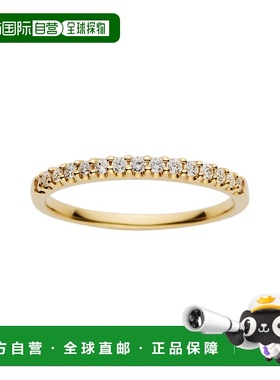 日潮跑腿vendome K18 黄金半永恒钻石戒指（粉红色）黄色 5663771
