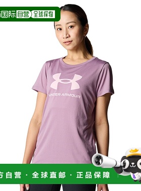 日本直邮UNDER ARMOUR 女士 Tech大logo短袖T恤 [6001334]速干