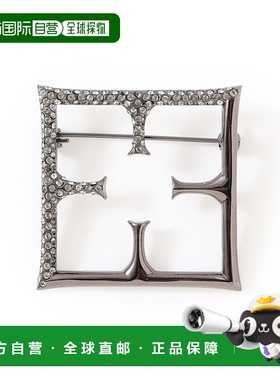 1h可退 日本直邮EPOCA 女士EF Logo 蕾丝花饰胸针 M5V03613__