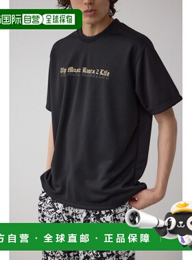 1h可退 日本直邮AZUL BY MOUSSY 男士金线刺绣图案T恤 251ISC9013