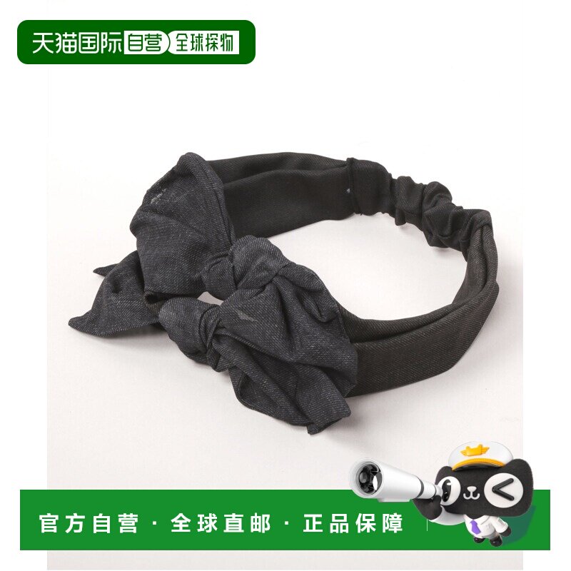 日本直邮CA4LA 女士 丹宁风印花发带 可水洗 弹性设计 ONM01903
