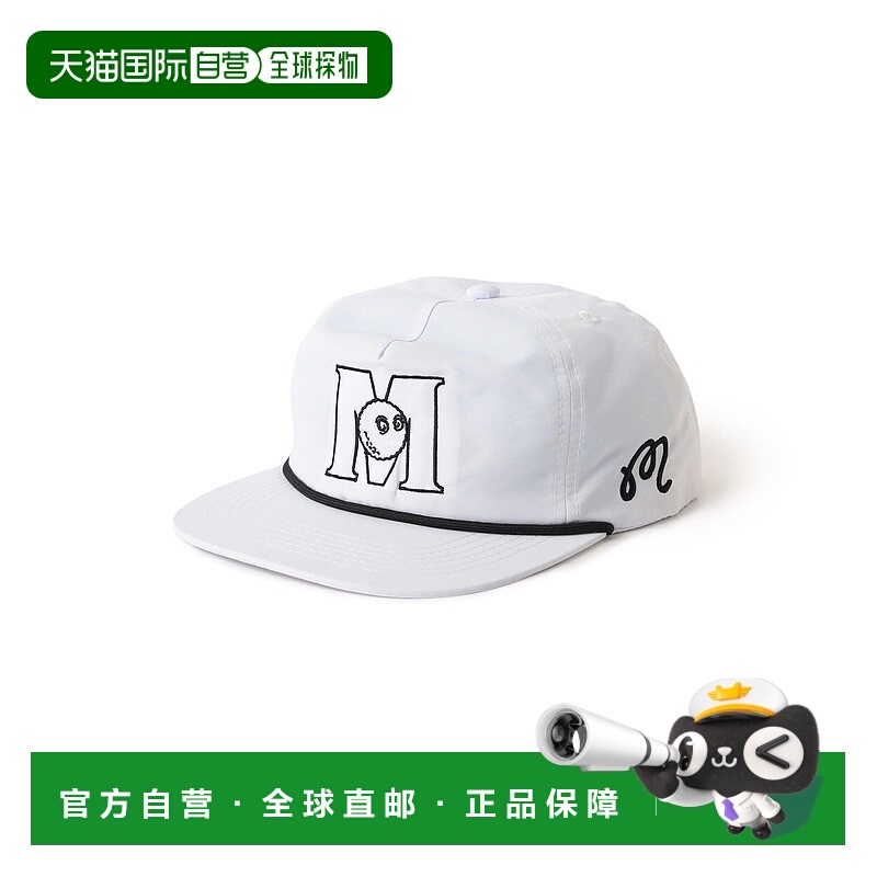 1h可退 日本直邮MALBON GOLF 男士M字标志特制款尼龙棒球帽 81411
