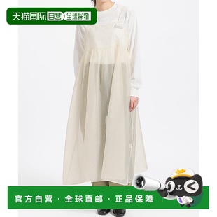 白色 HN6029EW001625 黑色 女士薄纱吊带连衣裙 日本直邮Honeys