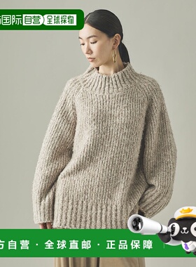 1h可退 日本直邮Curensology 女装 宽松落肩设计 混纺 boucle 针